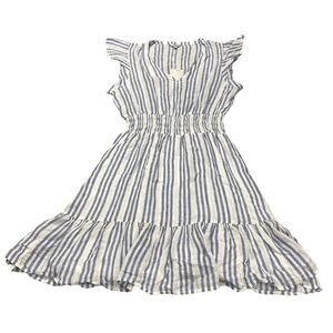 Rails Blue and White Striped Dress